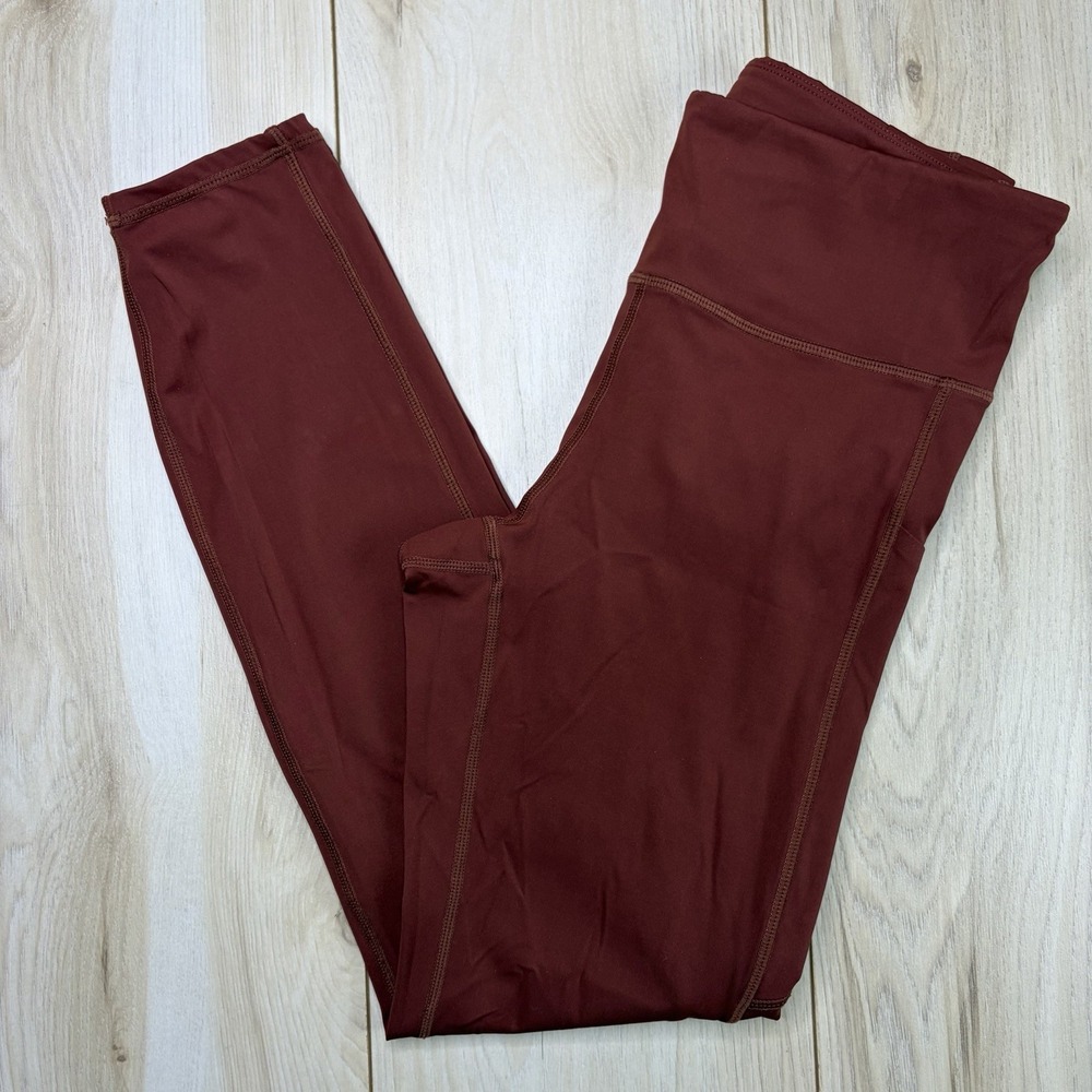 Vuori Women's Red Ankle Leggings Size M Athletic workout